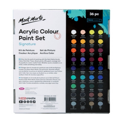 Buy mont-marte-signature-paint-set-acrylic-paint-36pc-x-36ml-tubes at Best Prices in Bangladesh