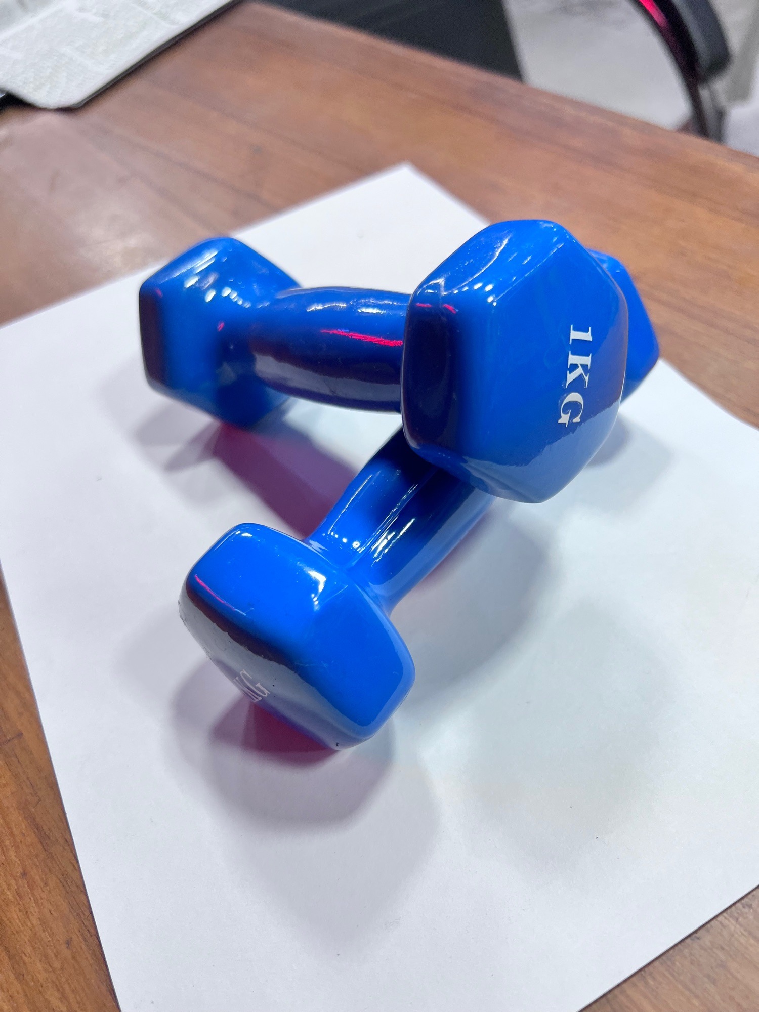 Buy 1kg vinyl Dumbbell- 1 pair Multicolor- Citizen Sports   At Best Price in Bangladesh