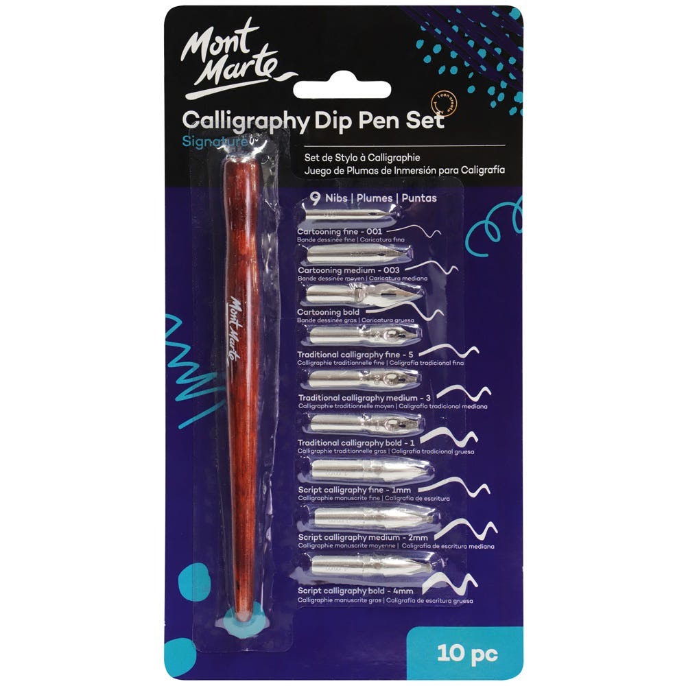 Buy mont-marte-calligraphy-dip-pen-set-9-nib at Best Prices in Bangladesh