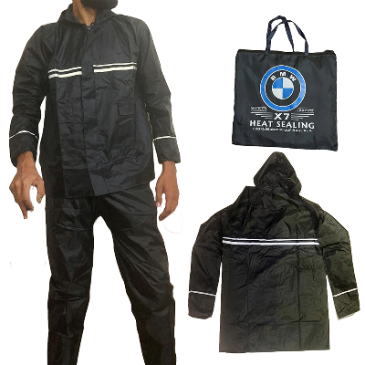 Picture of BMW Unisex Raincoat for Rain and Wind Heat Sealing stich 