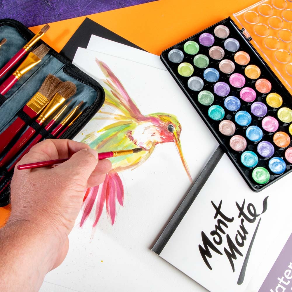 Buy mont-marte-metallic-watercolour-cake-set-37pc at Best Prices in Bangladesh