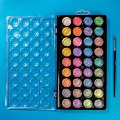 Buy mont-marte-metallic-watercolour-cake-set-37pc at Best Prices in Bangladesh