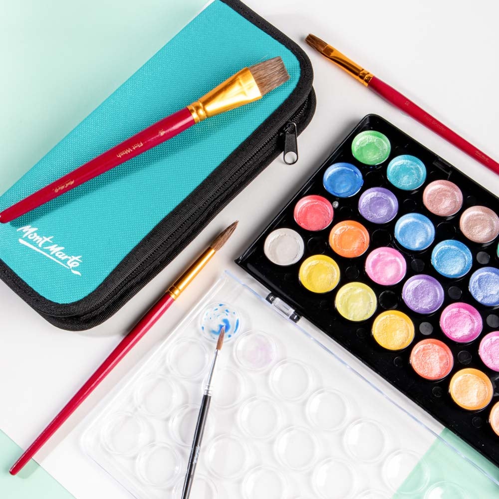 Buy mont-marte-metallic-watercolour-cake-set-37pc at Best Prices in Bangladesh