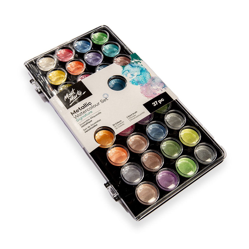Buy mont-marte-metallic-watercolour-cake-set-37pc at Best Prices in Bangladesh