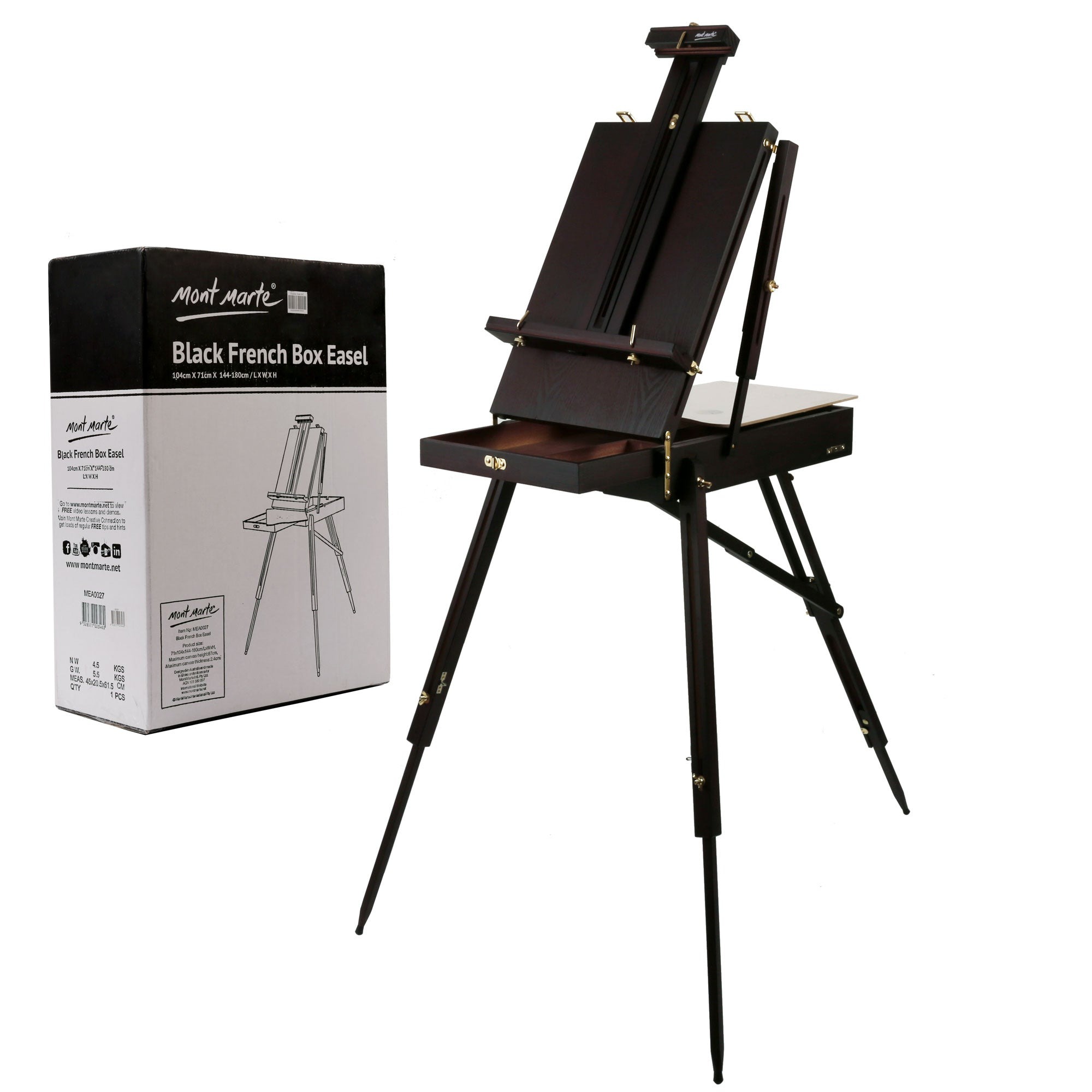 Buy mont-marte-black-french-box-easel at Best Prices in Bangladesh
