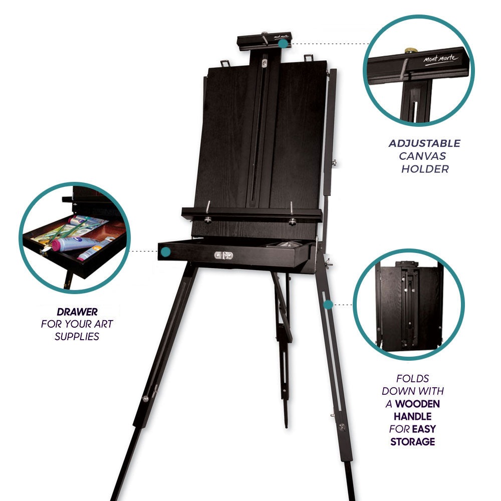Buy mont-marte-black-french-box-easel at Best Prices in Bangladesh