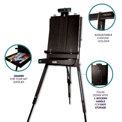 Buy mont-marte-black-french-box-easel at Best Prices in Bangladesh