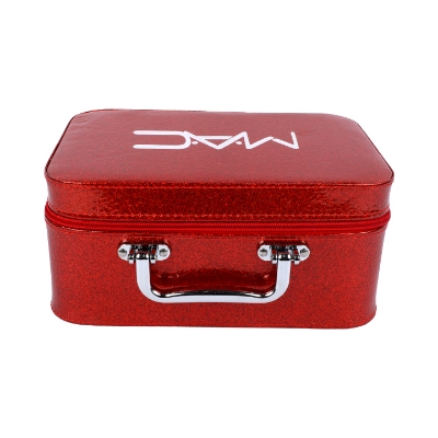 Buy Big Square Makeup Box Travel Friendly Makeup Organizer Red 