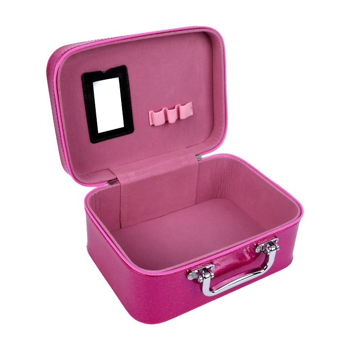 Buy Big Square Makeup Box Travel Friendly Makeup Organizer Purple 