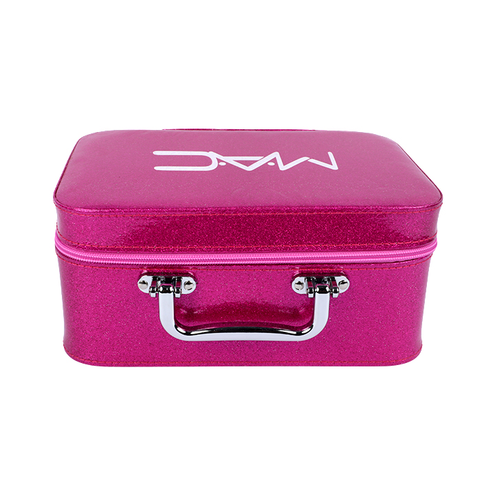 Buy Big Square Makeup Box Travel Friendly Makeup Organizer Purple 