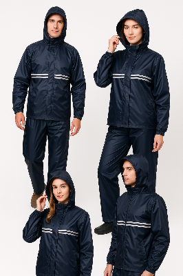 Picture of Rain Coats for Men and Women multicolor free size