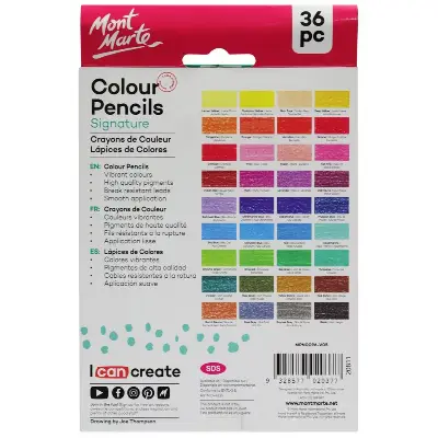 Buy mont-marte-colour-pencils-36pc-essential-colours at Best Prices in Bangladesh