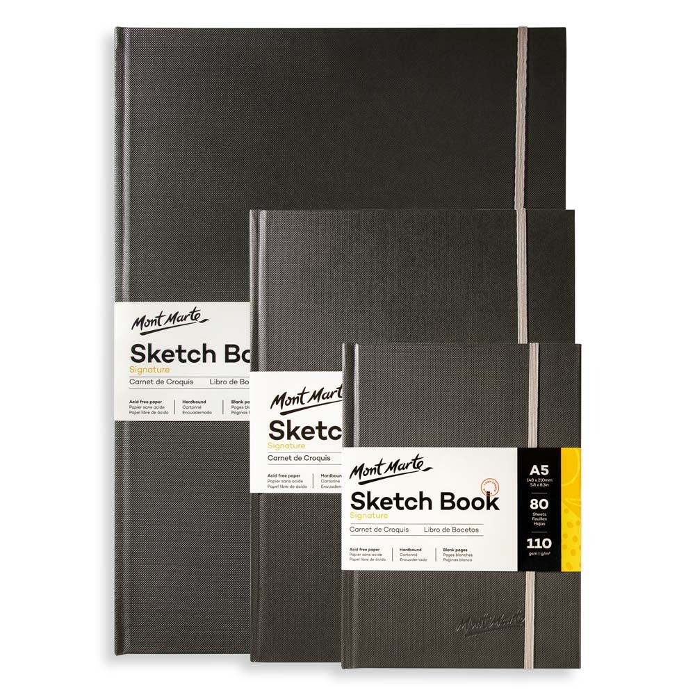 Buy Mont Marte Hardbound Sketch Book 110gsm A4 at Best Prices in Bangladesh