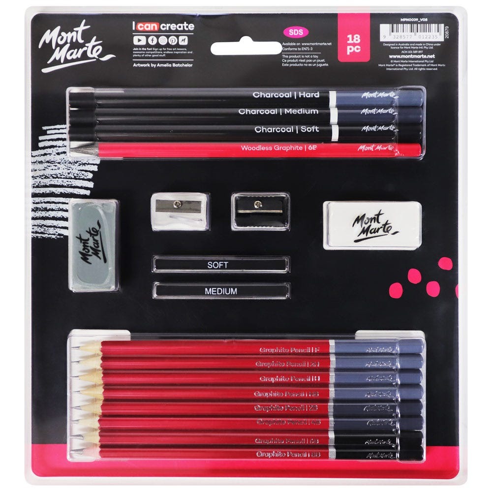 Buy mont-marte-sketch-draw-set-18pc at Best Prices in Bangladesh