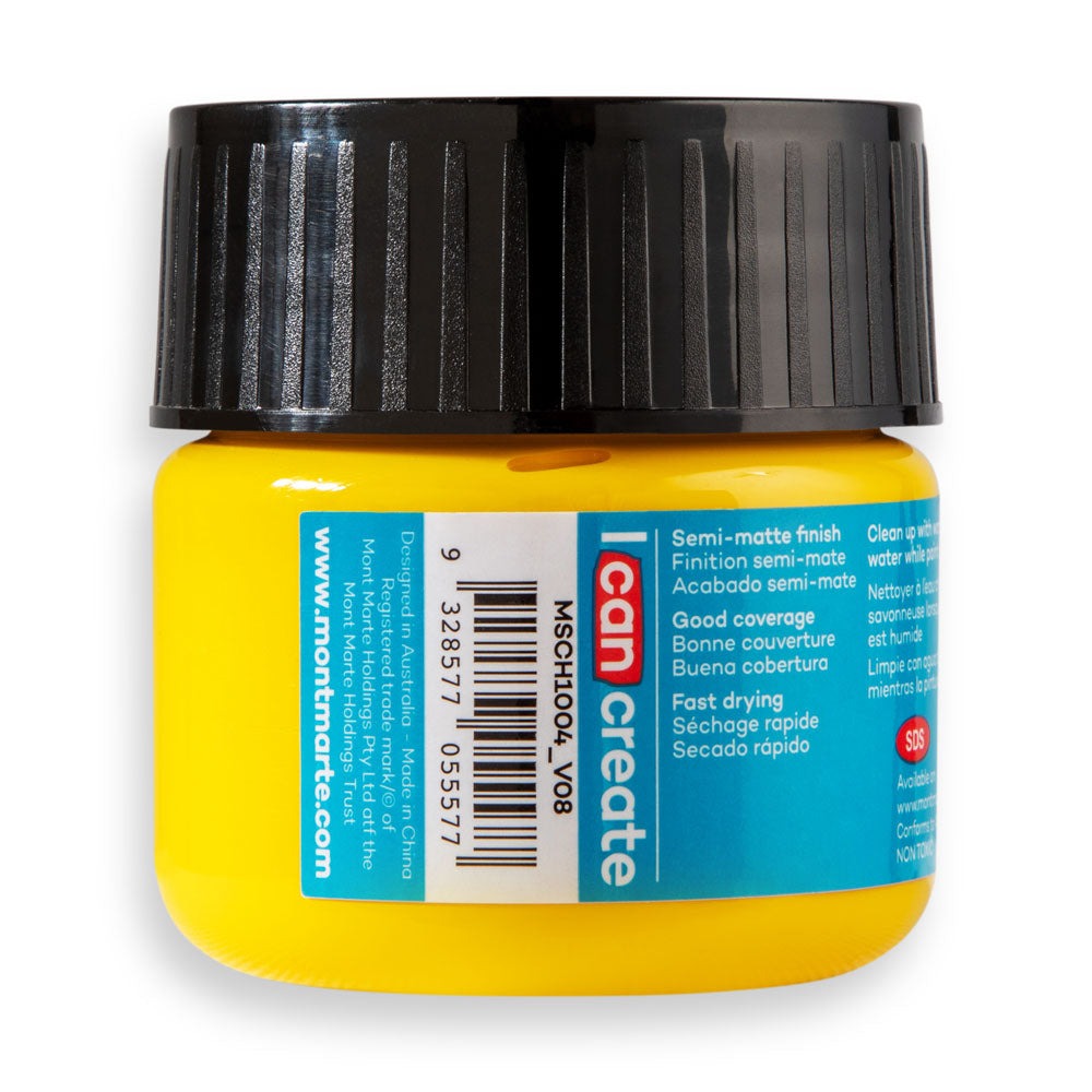 Buy Mont Marte ACRYLIC COLOR PAINT 100ML-MEDIUM YELLOW at Best Prices in Bangladesh