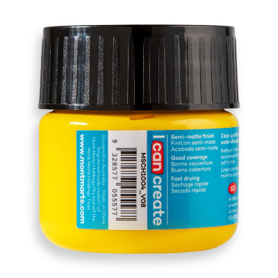 Buy Mont Marte ACRYLIC COLOR PAINT 100ML-MEDIUM YELLOW at Best Prices in Bangladesh