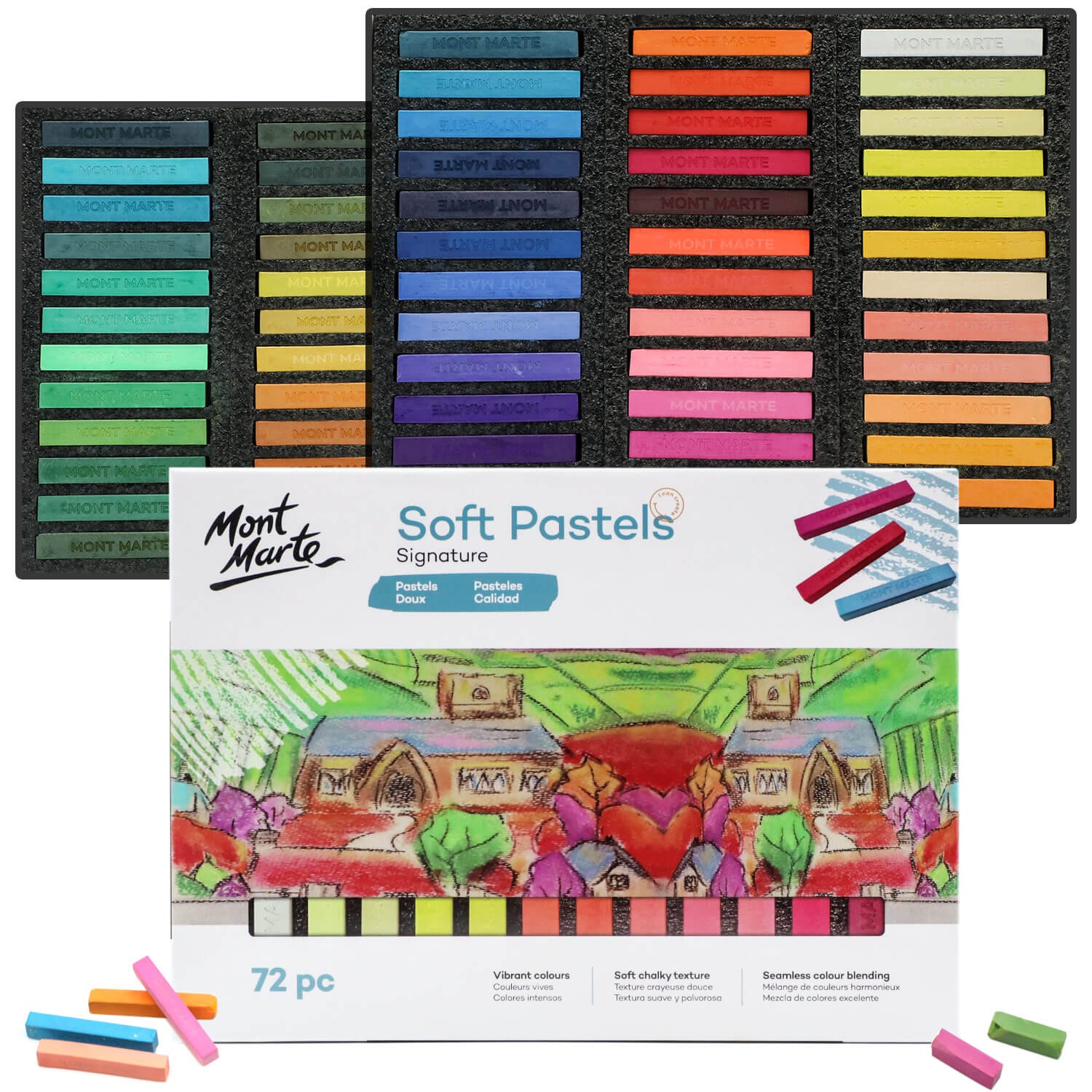 Buy mont-marte-square-soft-pastels-72pc at Best Prices in Bangladesh
