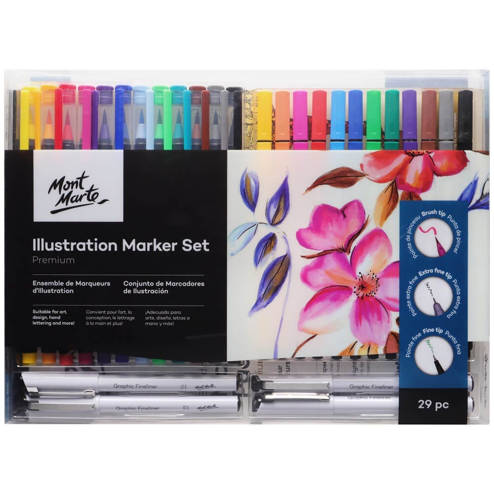 Buy mont-marte-illustration-marker-set-29pc at Best Prices in Bangladesh