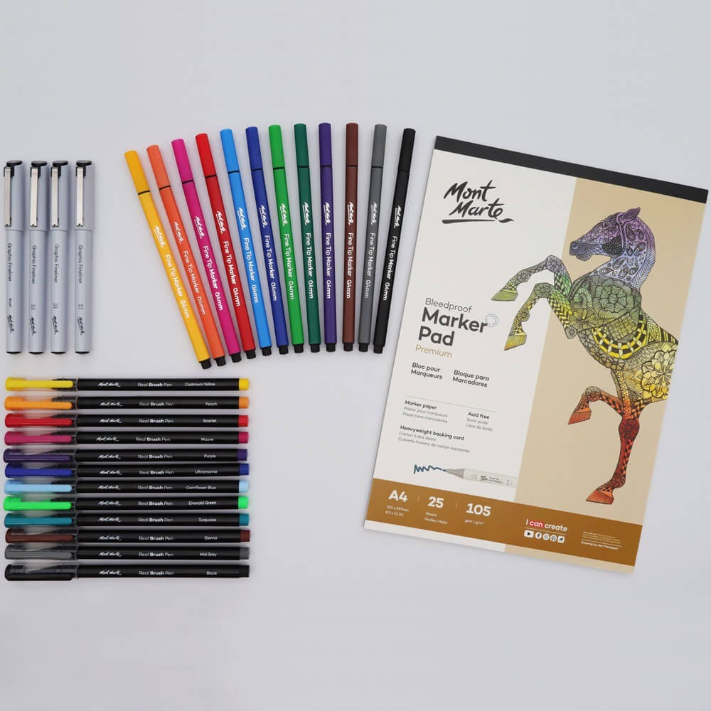 Buy mont-marte-illustration-marker-set-29pc at Best Prices in Bangladesh