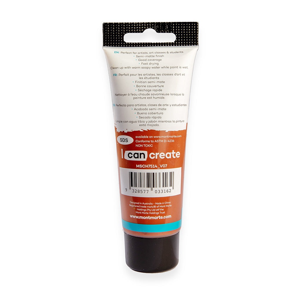 Buy mont-marte-acrylic-color-paint-75ml-burnt-sienna at Best Prices in Bangladesh