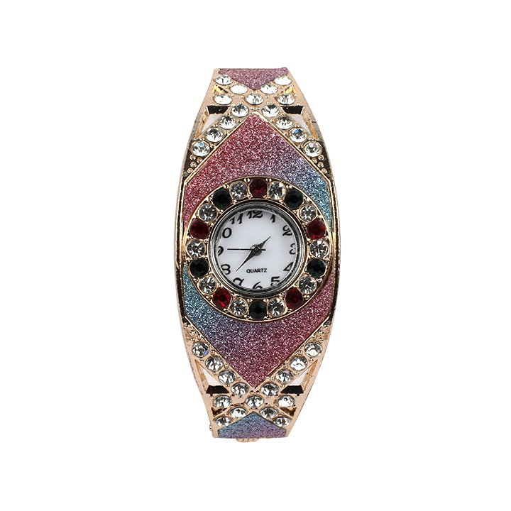 Buy Women Girls Rhinestone Floral Bracelet Wristwatch Fashion 