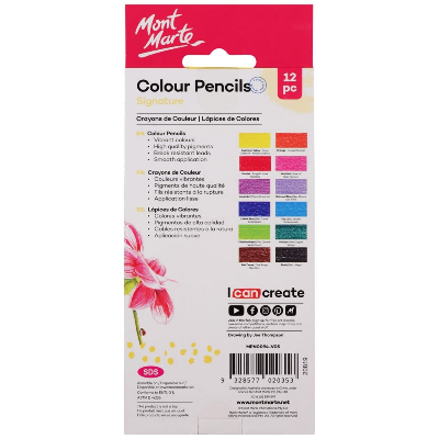 Buy Mont Marte Color Pencils 12pc at Best Prices in Bangladesh