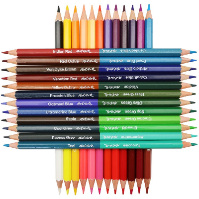 Buy Mont Marte Duo Colour Pencils 24pc at Best Prices in Bangladesh