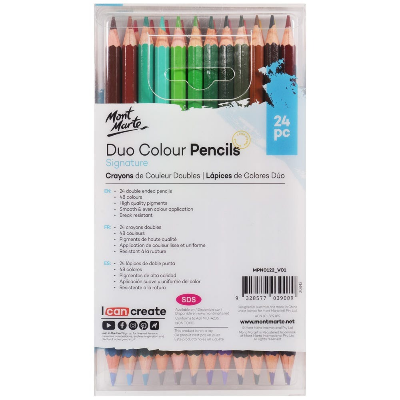Buy Mont Marte Duo Colour Pencils 24pc at Best Prices in Bangladesh