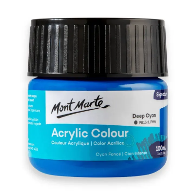 Buy mont-marte-acrylic-color-paint-100ml-deep-cyan at Best Prices in Bangladesh