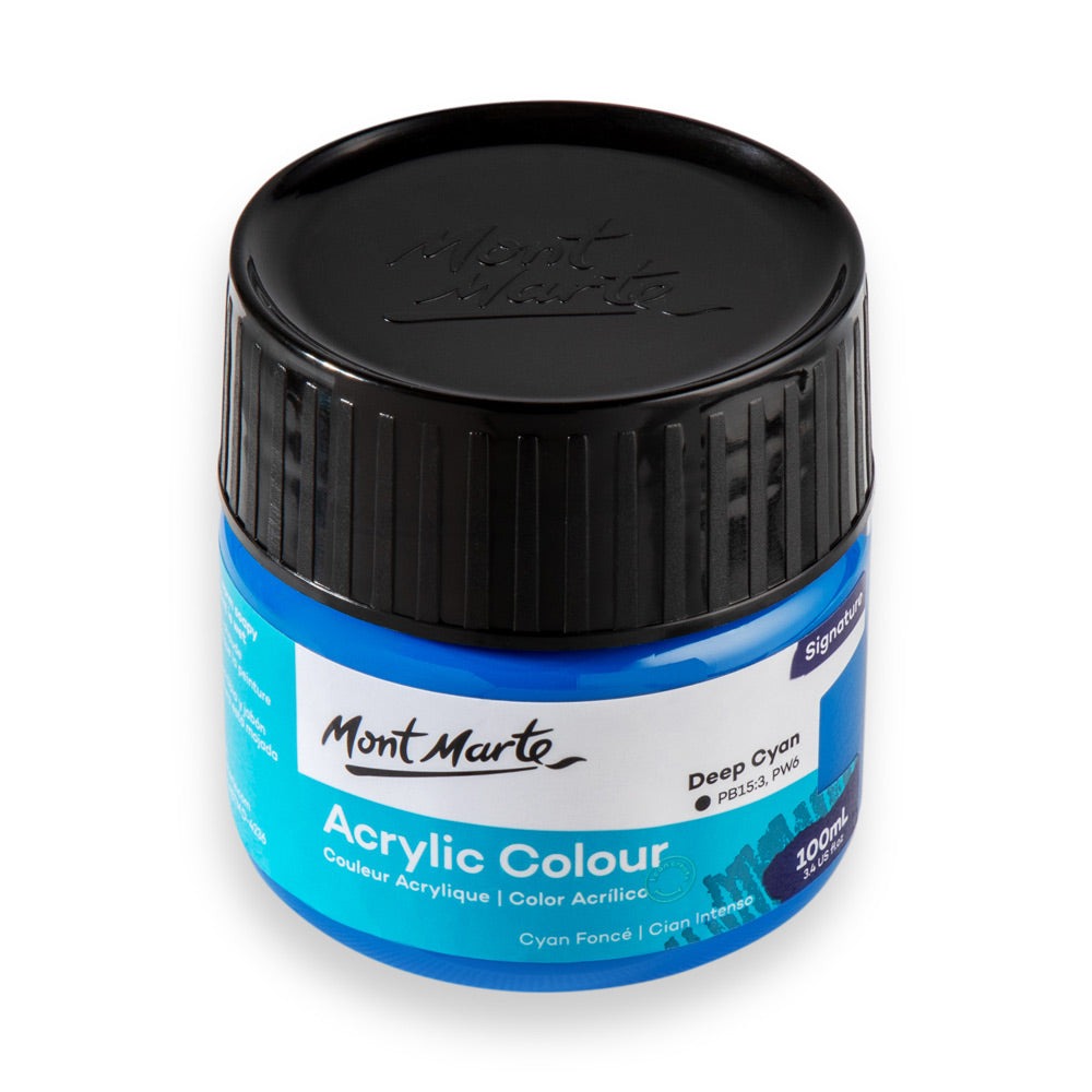 Buy mont-marte-acrylic-color-paint-100ml-deep-cyan at Best Prices in Bangladesh
