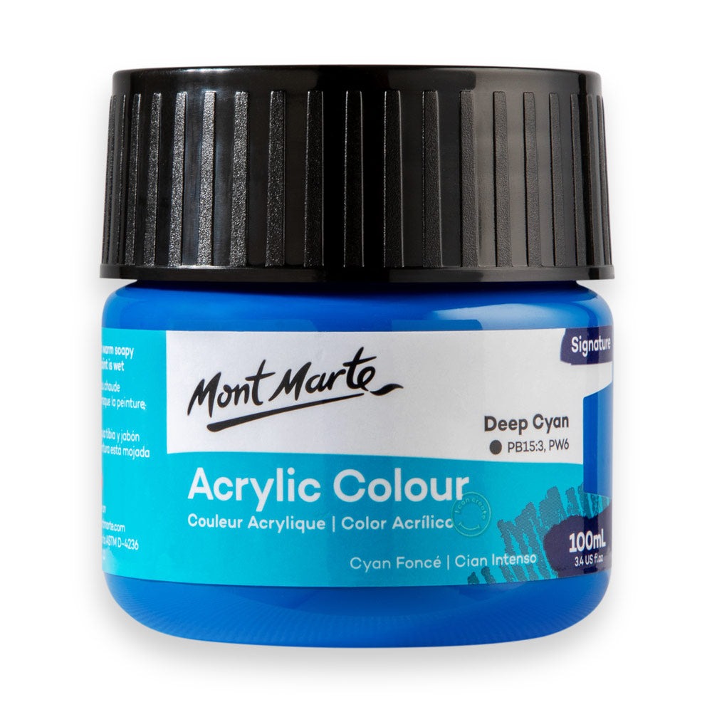 Buy mont-marte-acrylic-color-paint-100ml-deep-cyan at Best Prices in Bangladesh