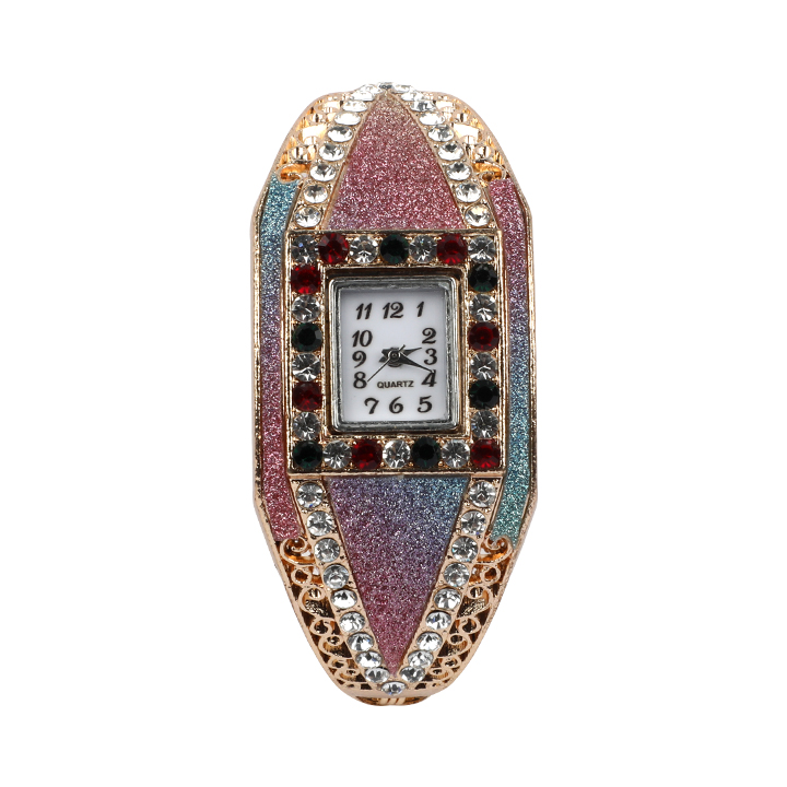 Buy Women's Flower Bracelet Watch Fashionable New design Stainless Steel Multicolor Watch