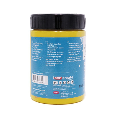 Buy mont-marte-acrylic-color-paint-300ml-pale-yellow at Best Prices in Bangladesh