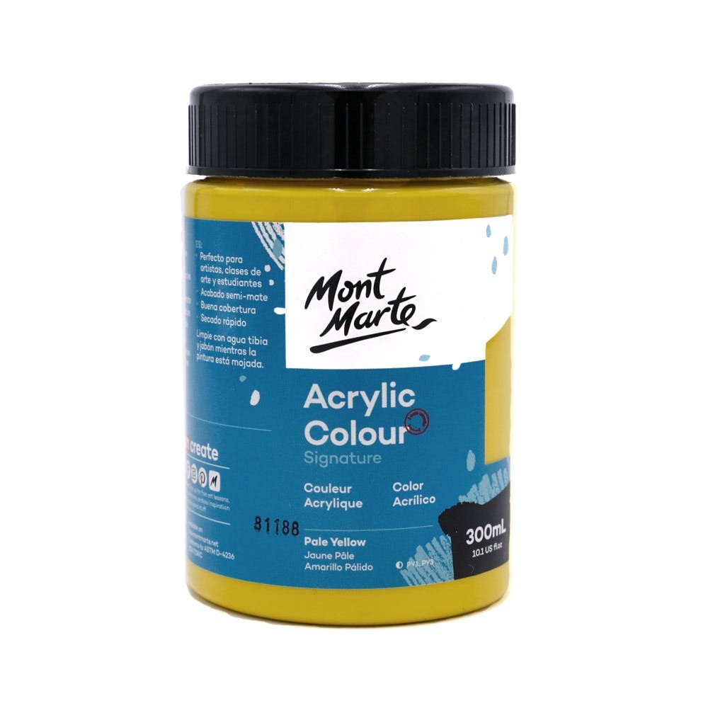 Buy mont-marte-acrylic-color-paint-300ml-pale-yellow at Best Prices in Bangladesh