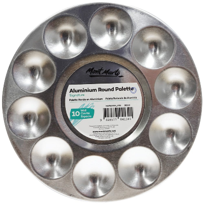Buy Mont Marte Aluminium Round Palette 10 Well at Best Prices in Bangladesh