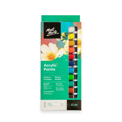 Buy Mont Marte Acrylic Paints 12pc*12ml at Best Prices in Bangladesh