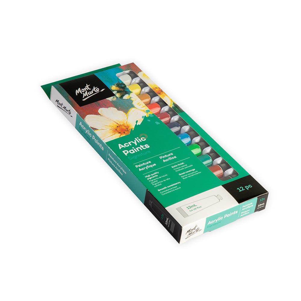 Buy Mont Marte Acrylic Paints 12pc*12ml at Best Prices in Bangladesh