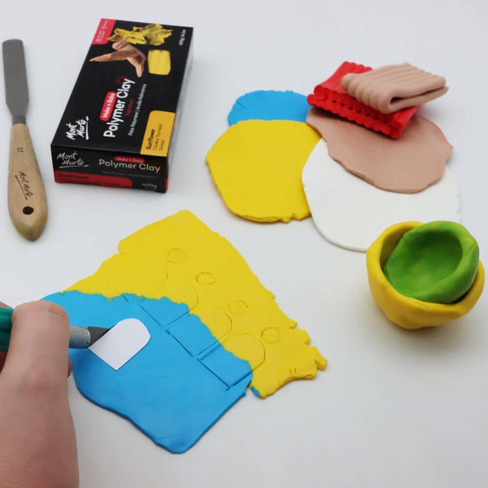 Buy Mont Marte Make n Bake Polymer Clay 400g-Sunflower at Best Prices in Bangladesh