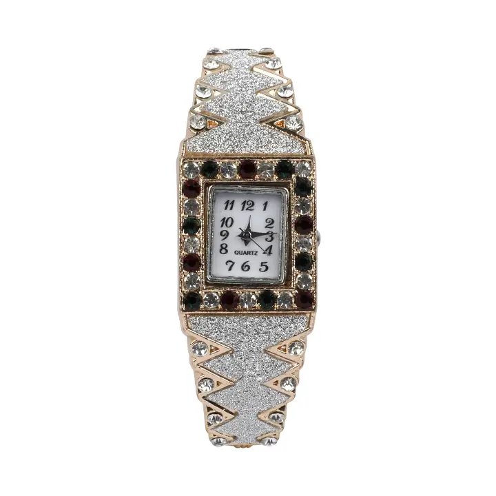 Buy Vintage Fashionable Bracelet Stone Watches For Ladies 