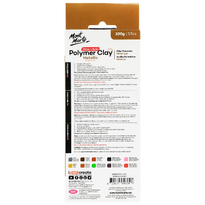 Buy Mont Marte Make n Bake Polymer Clay Metallic 100g at Best Prices in Bangladesh