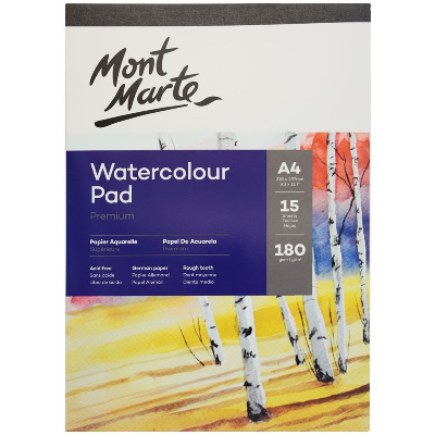 Buy Mont Marte Watercolor Pad German Paper A4 180gsm A4 at Best Prices in Bangladesh