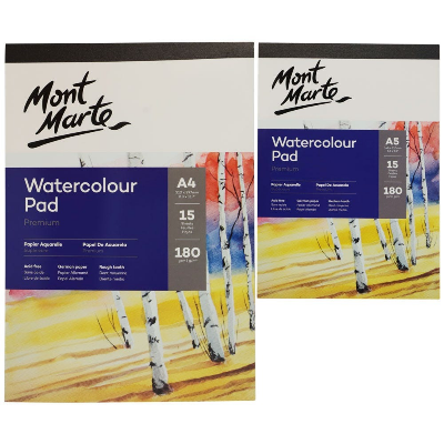 Buy Mont Marte Watercolor Pad German Paper A4 180gsm A4 at Best Prices in Bangladesh