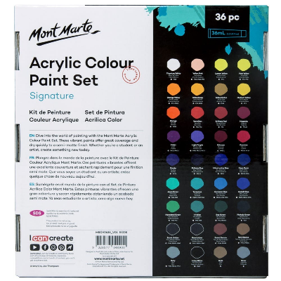 Buy mont-marte-acrylic-color-set-36pc36ml at Best Prices in Bangladesh