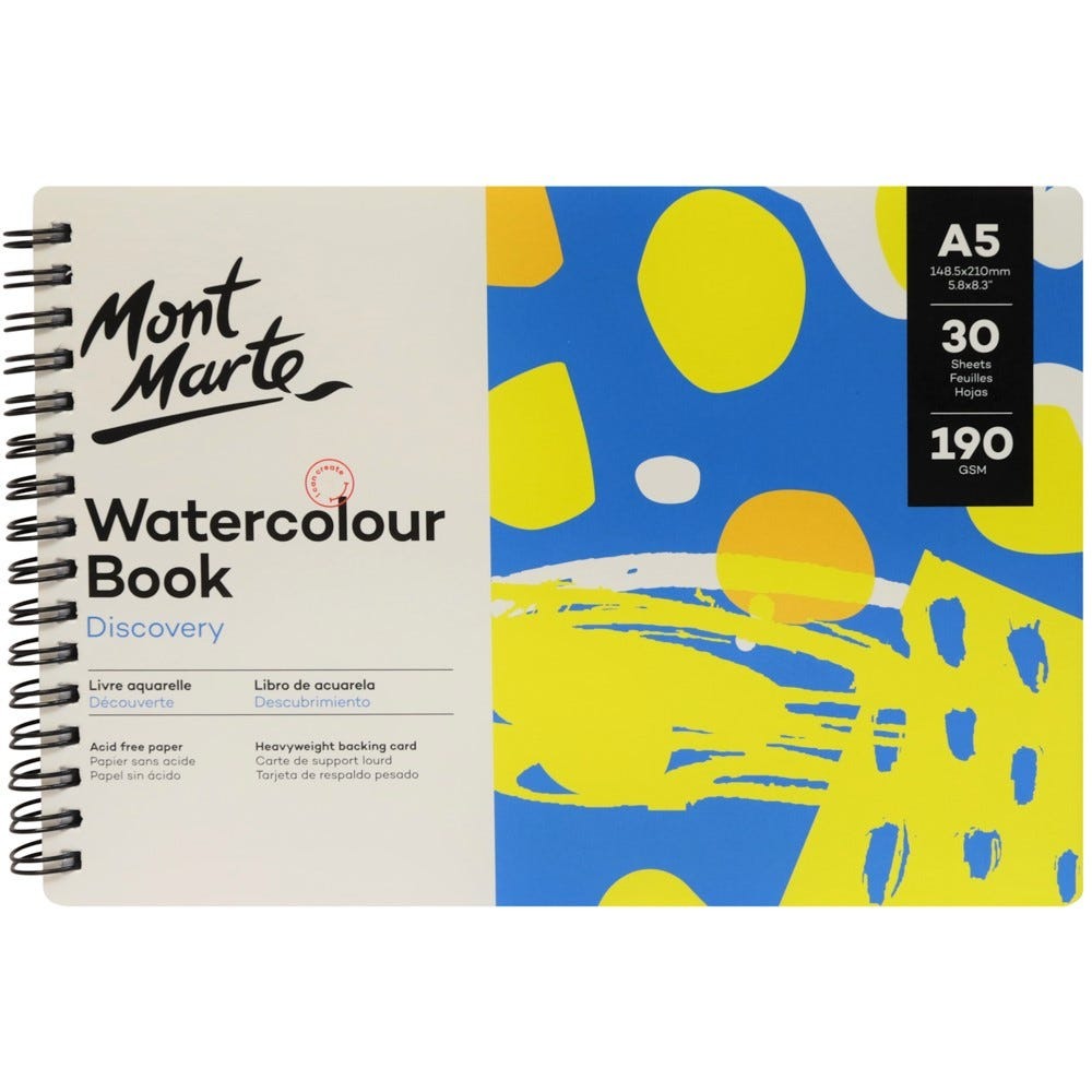 Buy Mont Marte Watercolor Pad German Paper A5 180gsm 15sheet at Best Prices in Bangladesh