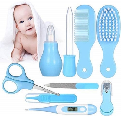 Picture of Baby Care Kit, 8 Pcs Convenient Healthcare Grooming Set For Toddler Infant