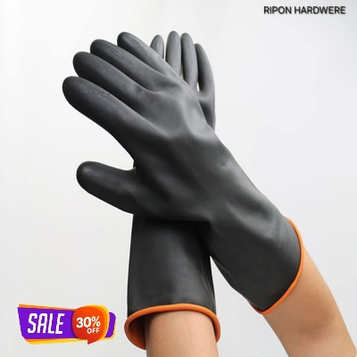 Picture of 1 Pair Rubber Hand Gloves For Home And kitchen