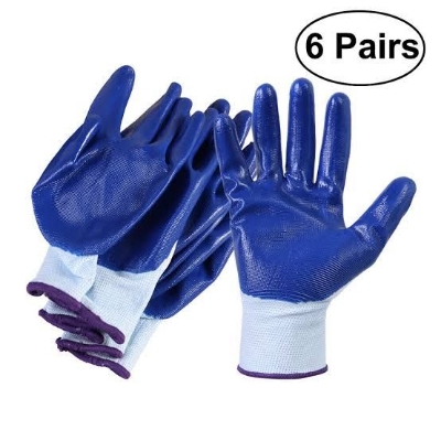 Picture of 6 Pairs Nylon Hand Gloves For Biker