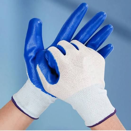 Picture of 1 Pair Nylon Rubber Coated Hand Gloves for Man