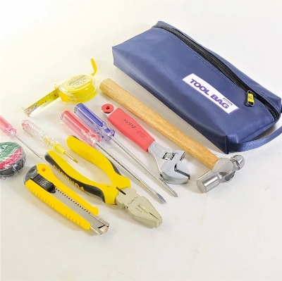 Picture of Essential Tools 10 Pcs Set With Quality Tool Bag For Every Home &  Office