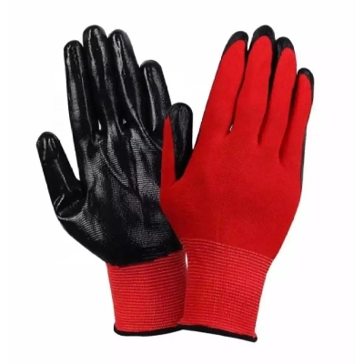 Picture of 1 Pair Nylon Rubber Coated Sefety Hand Gloves
